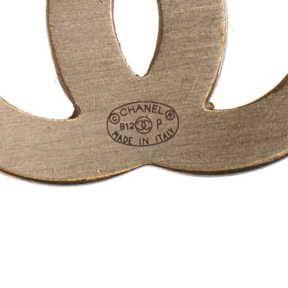 Chanel Lambskin CC Earrings Black 4 of 5