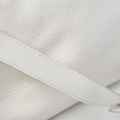 Balenciaga Chevre Silver Metallic Edge Hardware City White 15 of 15