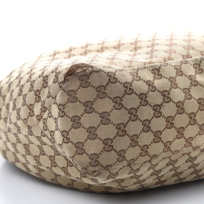Gucci Monogram Large Horsebit Chain Hobo Dark Brown 7 of 15