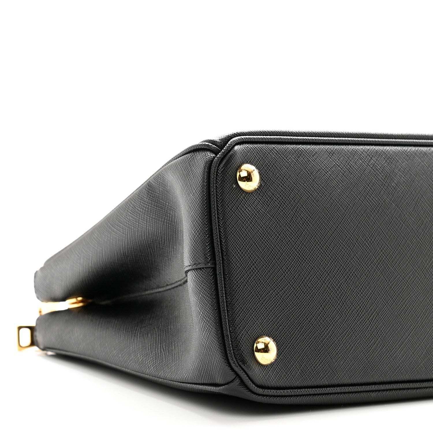 Prada Saffiano Small Galleria Double Zip Tote Black 8 of 9