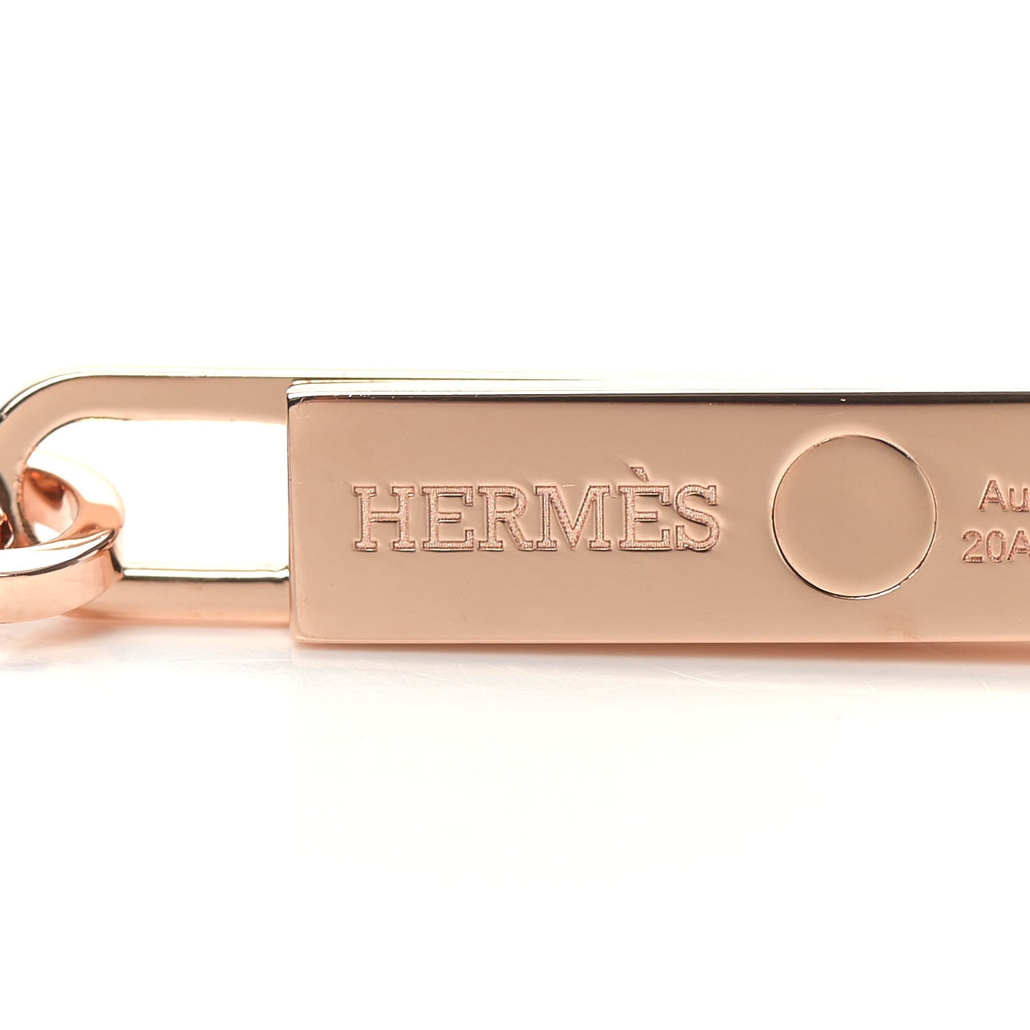 Hermes 18K Rose Gold Diamond Pave PM Kelly Chaine Lariat Necklace ST 4 of 6