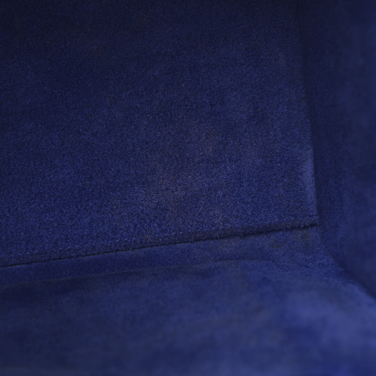 Celine Drummed Calfskin Micro Luggage Indigo 5 of 16