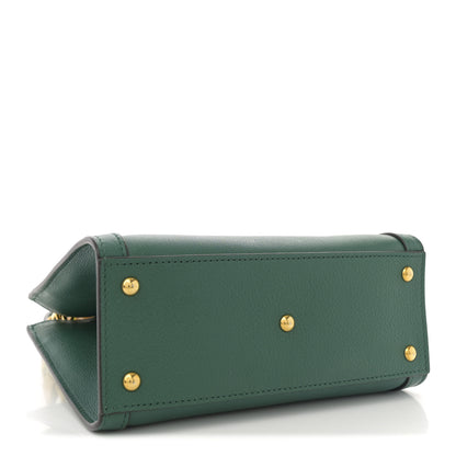Gucci Wonka Grain Calfskin Mini Diana Tote Bag Green Yellow Fluo 4 of 10