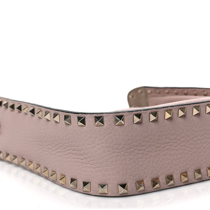 Valentino Garavani Grained Calfskin Rockstud Bucket Bag Poudre 7 of 9