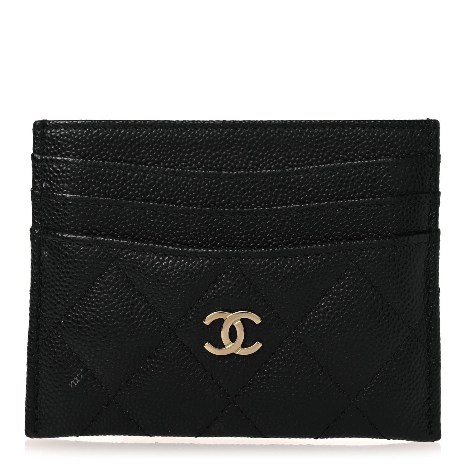 Chanel Caviar Quilted Multi Card Holder Black 1 of 9