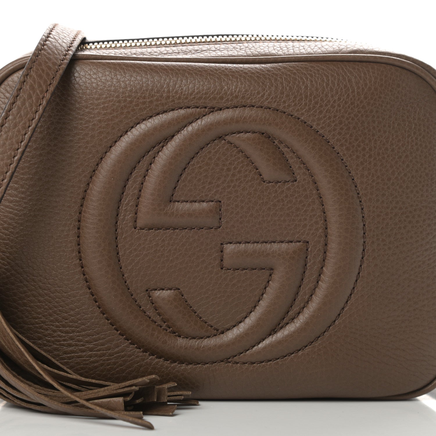 Gucci Cellarius Calfskin Small Soho Disco Bag Acero 8 of 12