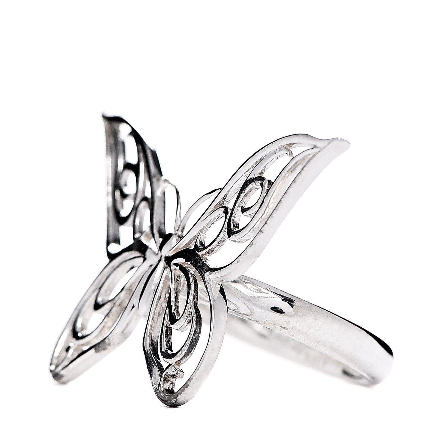 Sterling Silver Butterfly Ring 49 4.75
