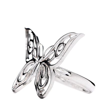 Tiffany Sterling Silver Butterfly Ring 49 4.75 3 of 5