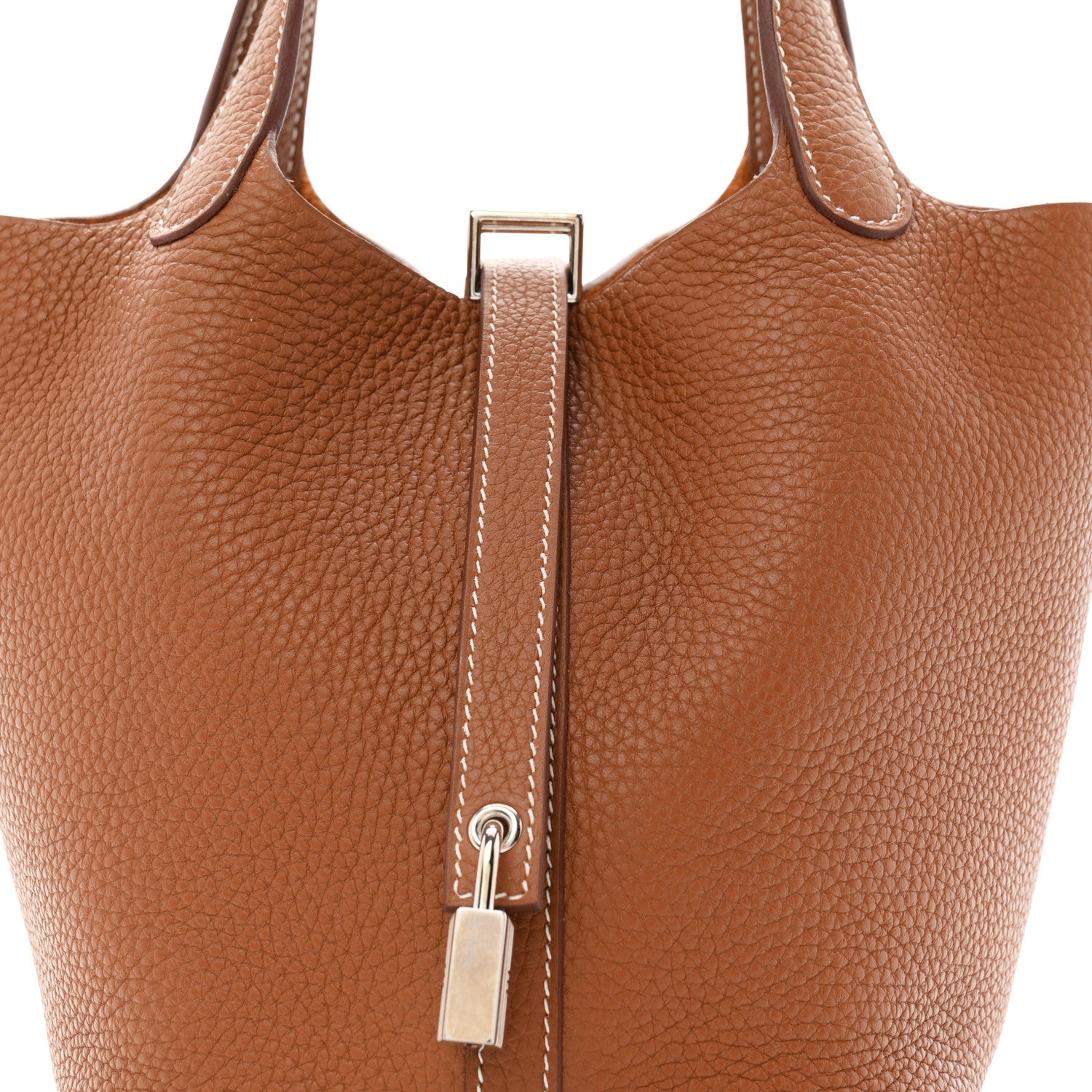 Hermes Taurillon Clemence Picotin Lock 18 PM Gold 8 of 11