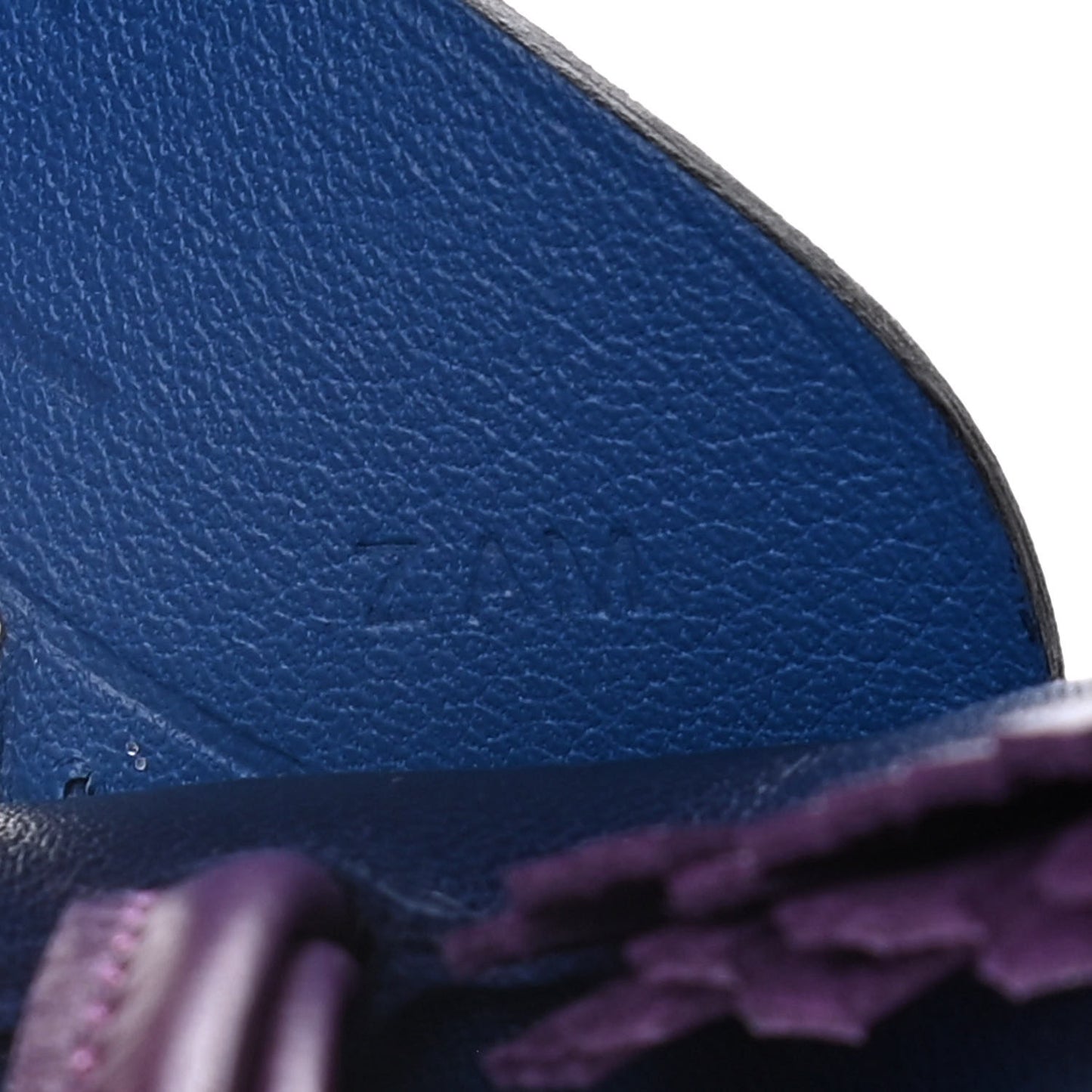 Milo Lambskin Grigri Rodeo Pegase Horse Bag Charm PM Bleu Saphir Violet Bleu France
