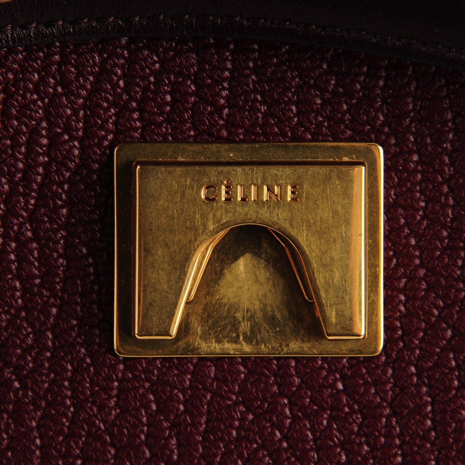 Celine Goatskin Smooth Calfskin Mini Belt Bag Burgundy 7 of 10