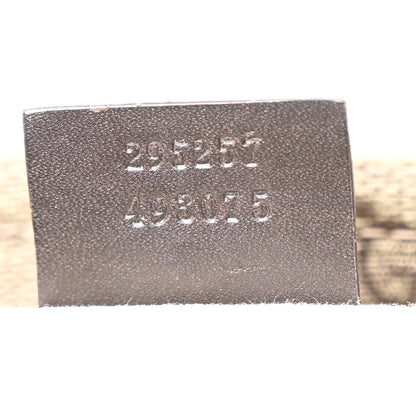 Gucci GG Supreme Monogram Selleria Calfskin Small Flat Side Zip Messenger Bag Beige Ebony Cocoa Dark Chocolate 7 of 12