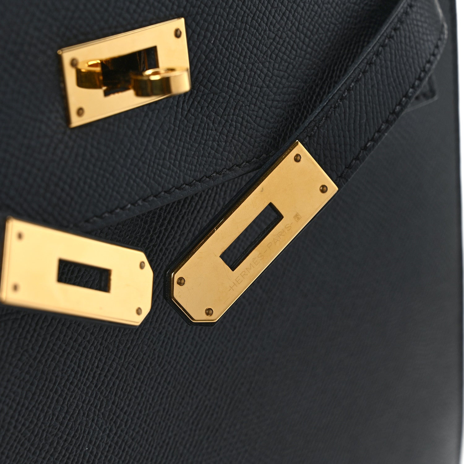 Hermes Epsom Kelly Sellier 28 Black 14 of 16