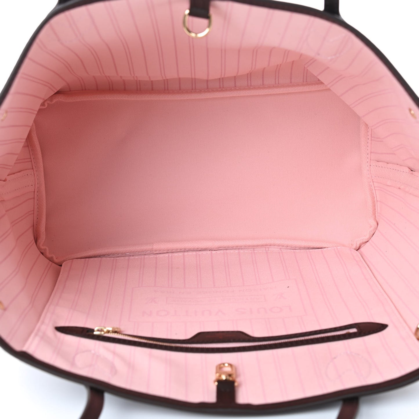 Damier Ebene Neo Neverfull MM Rose Ballerine