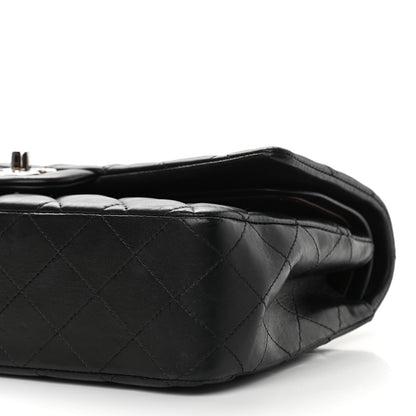 Chanel Lambskin Quilted Medium Double Flap Black 13 of 15