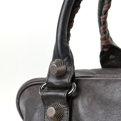Balenciaga Agneau Giant 12 Silver Hardware Office Tote Charbon 18 of 26