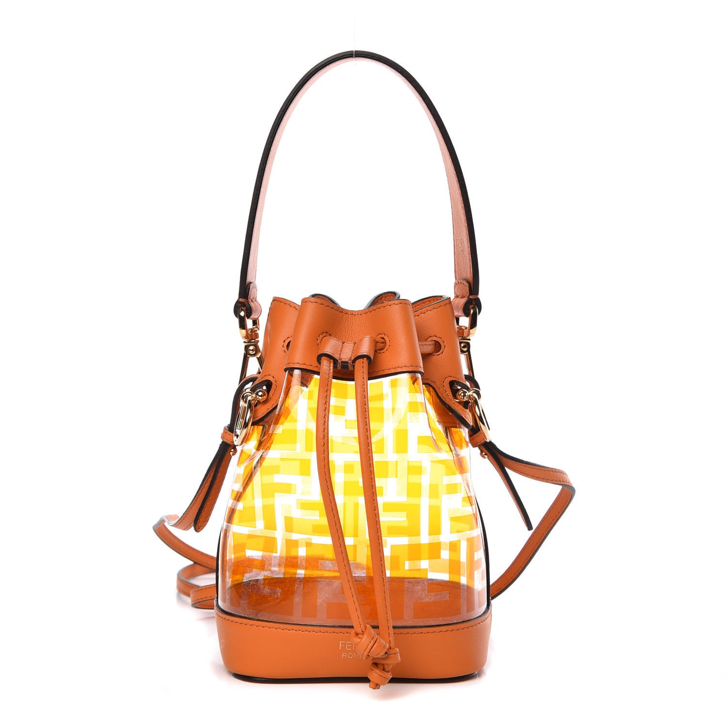 TPU FF Vitello Grace F is Fendi Mini Mon Tresor Bucket Bag Aranciata