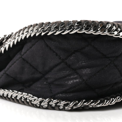 Stella McCartney Shaggy Deer Quilted Falabella Shoulder Bag Black 8 of 9