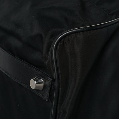 Prada Tessuto Nylon Saffiano Viaggio Duffle Black 10 of 14
