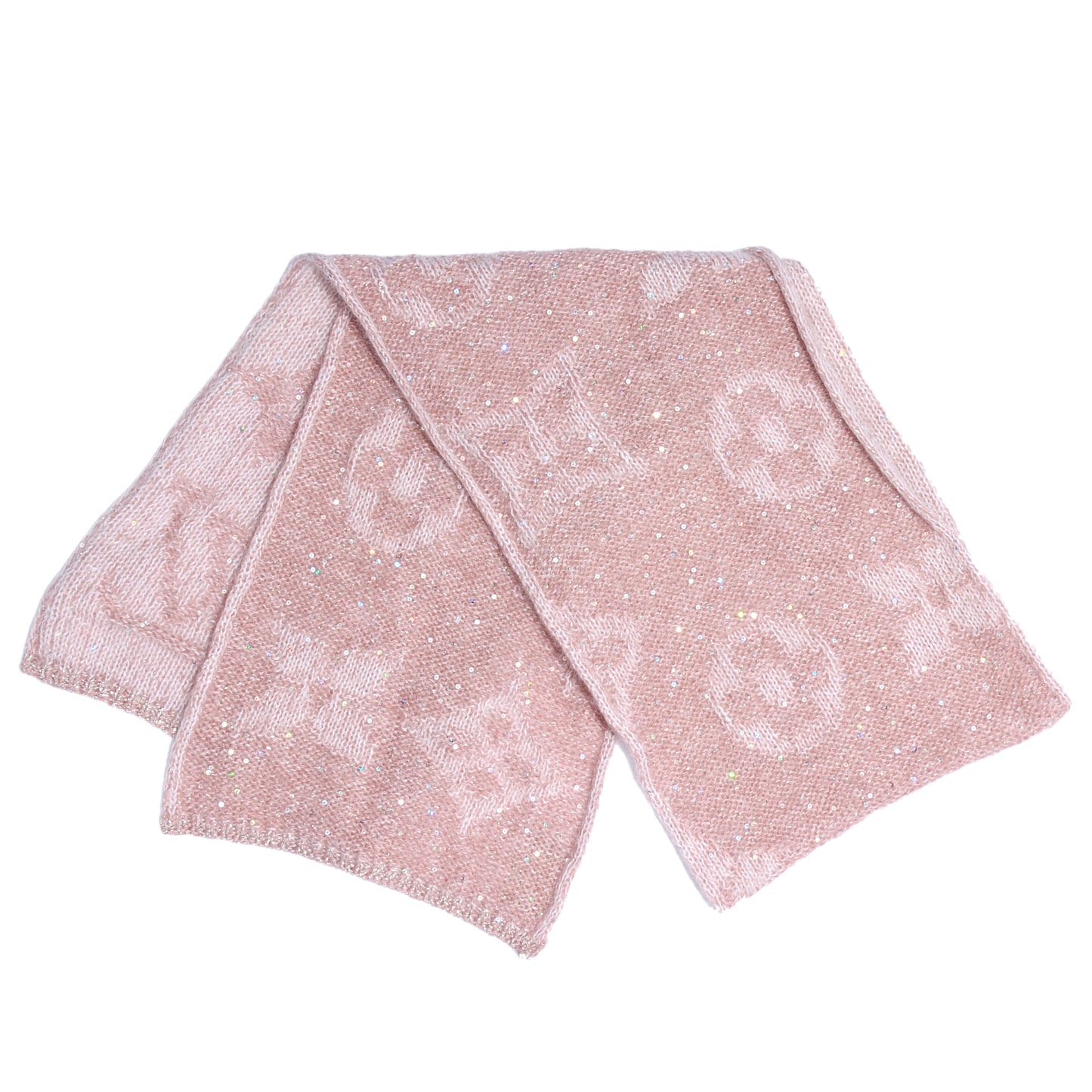 Monogram Sunset Mohair Scarf Aurore