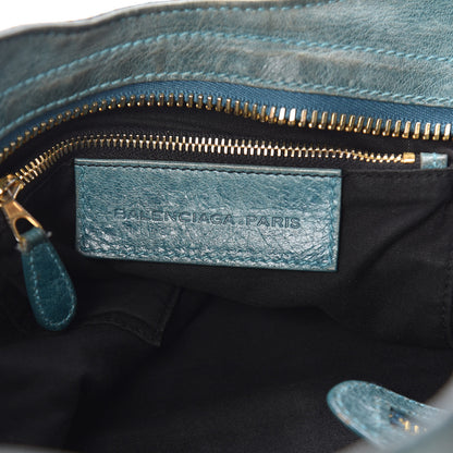Balenciaga Agneau Giant 21 Gold Hardware City Aquamarine 6 of 12