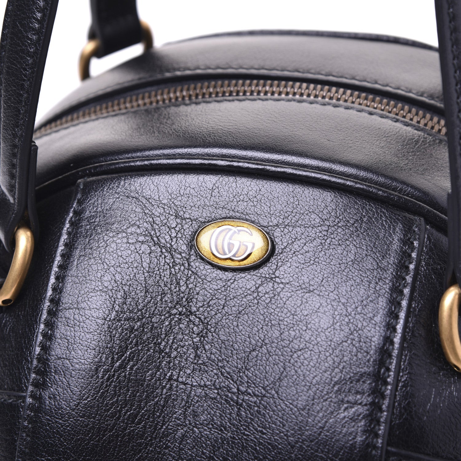 Gucci Piuma Lux Energy Tifosa Basketball Shaped Shoulder Bag Black 10 of 15