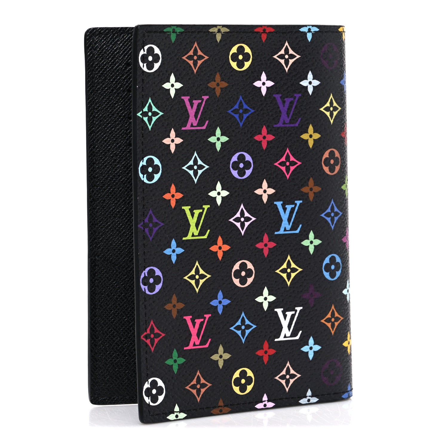 Louis Vuitton LV X TM Monogram Multicolor Passport Cover Black 3 of 6