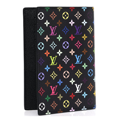 Louis Vuitton LV X TM Monogram Multicolor Passport Cover Black 3 of 6