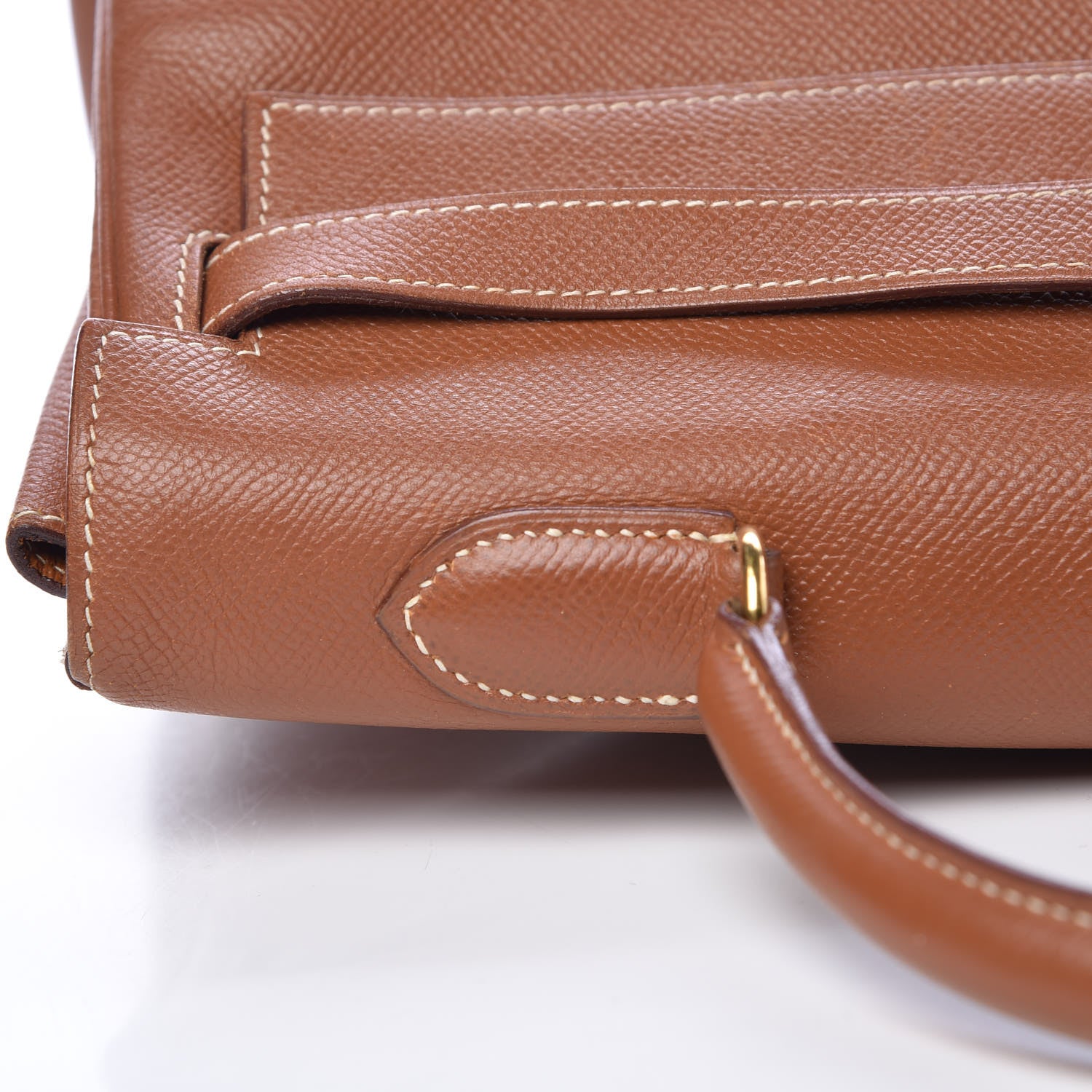 Hermes Courchevel Kelly Retourne 35 Gold 34 of 40