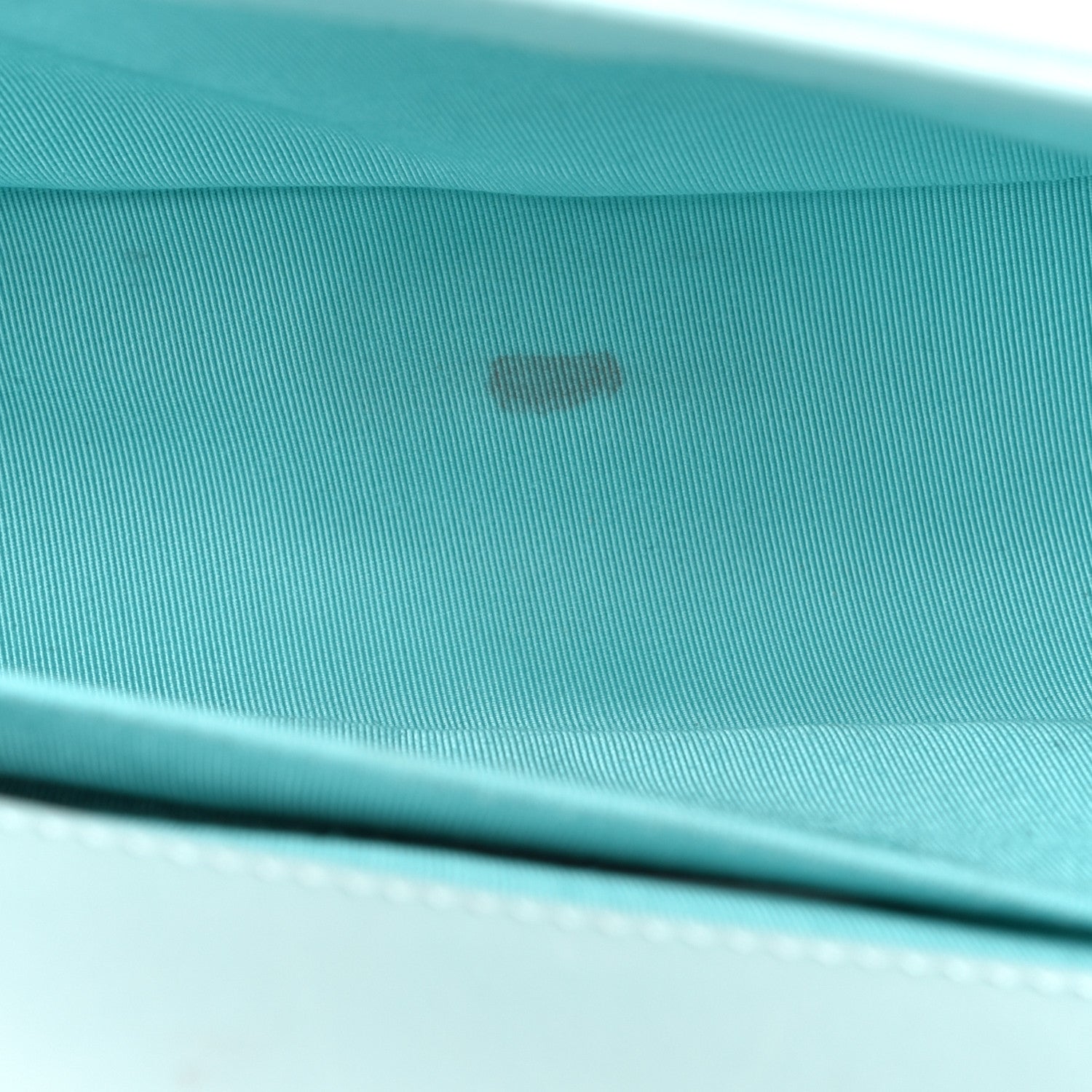 Chanel Iridescent Lambskin Chevron Quilted Medium Boy Flap Turquoise 10 of 12