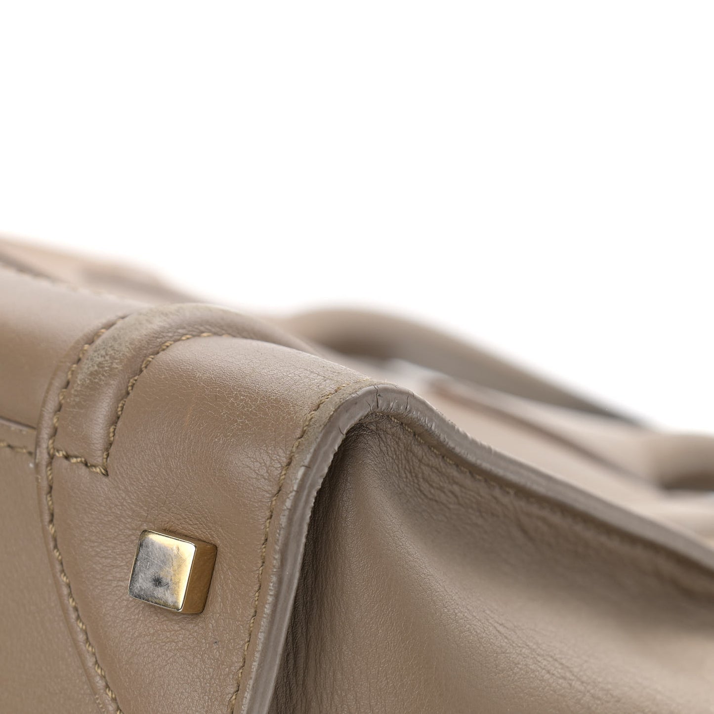 Smooth Calfskin Mini Luggage Camel