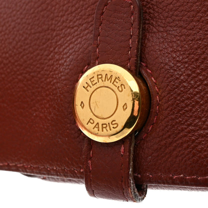 Hermes Evergrain Dogon Wallet Havane 8 of 13