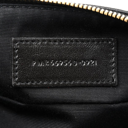Saint Laurent Lambskin Quilted Vanity Bag Top Handle Black 7 of 11