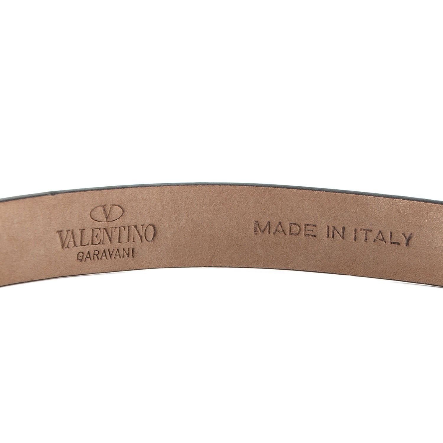 Valentino Garavani Leather Rockstud Belt Blue 90 36 3 of 5