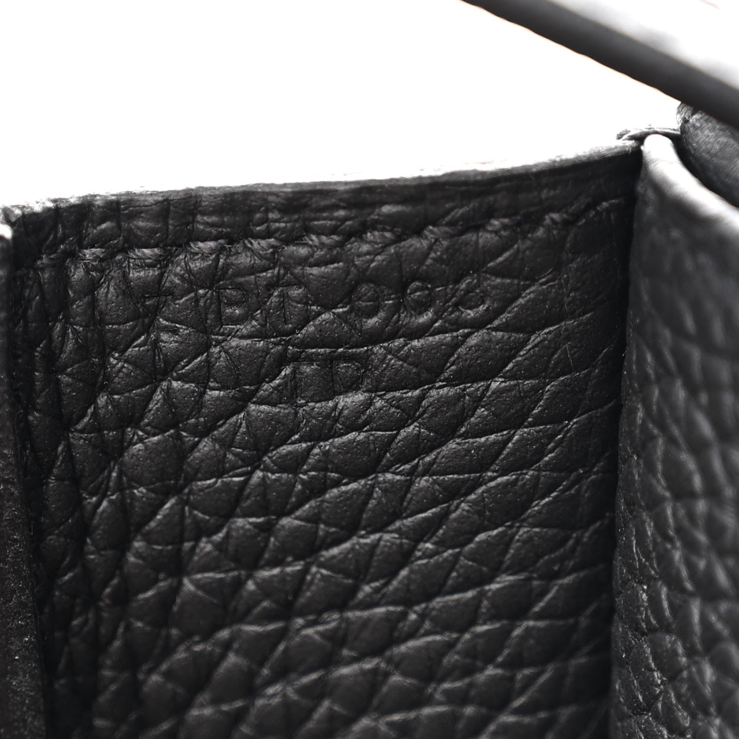 Hermes Taurillon Clemence Halzan 25 Black 7 of 12