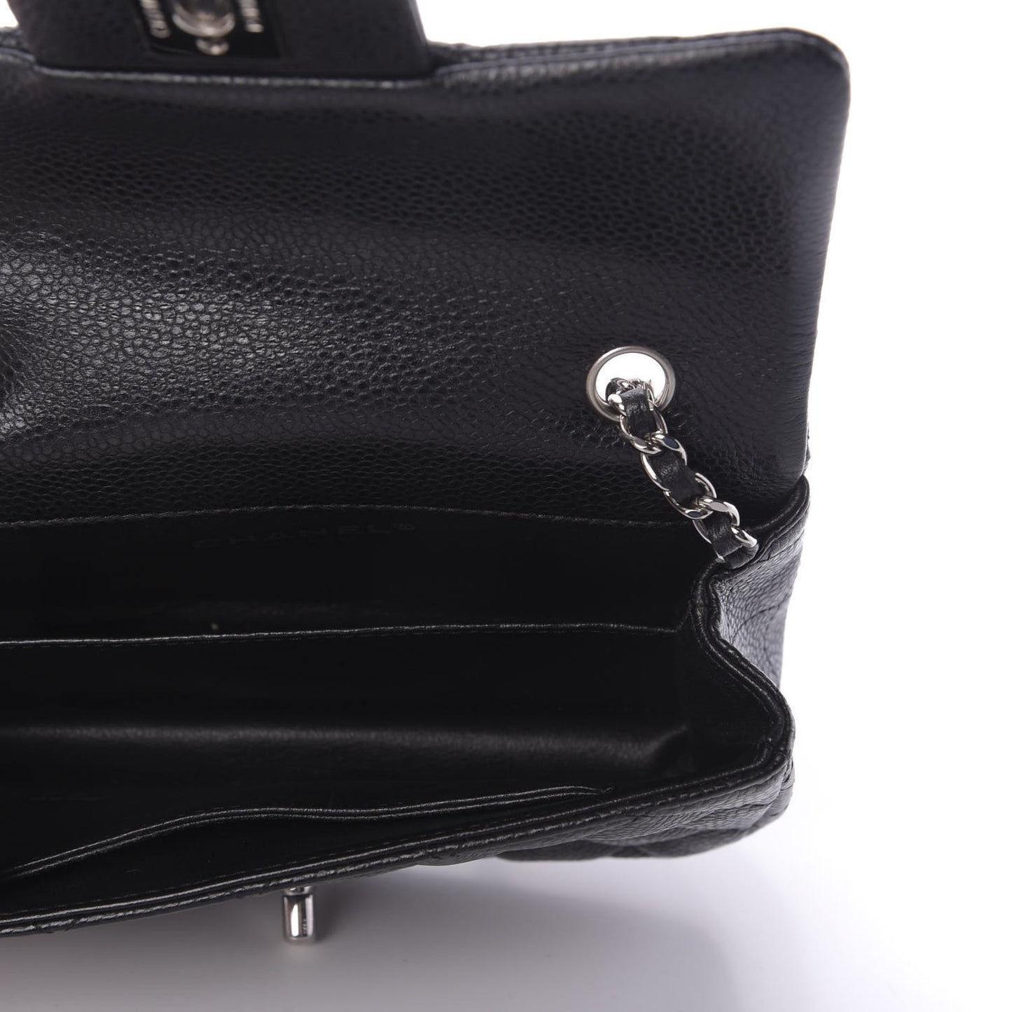 Caviar Quilted Extra Mini Flap Black