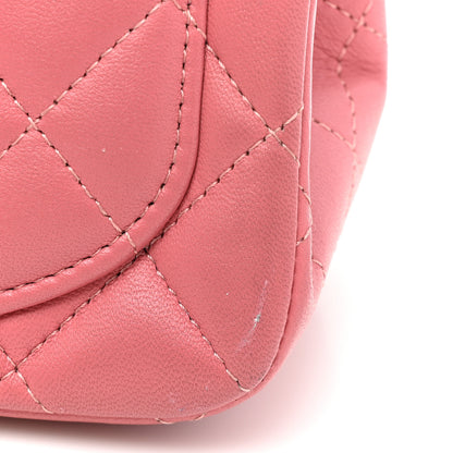 Chanel Lambskin Quilted Mini Square Flap Pink 13 of 13