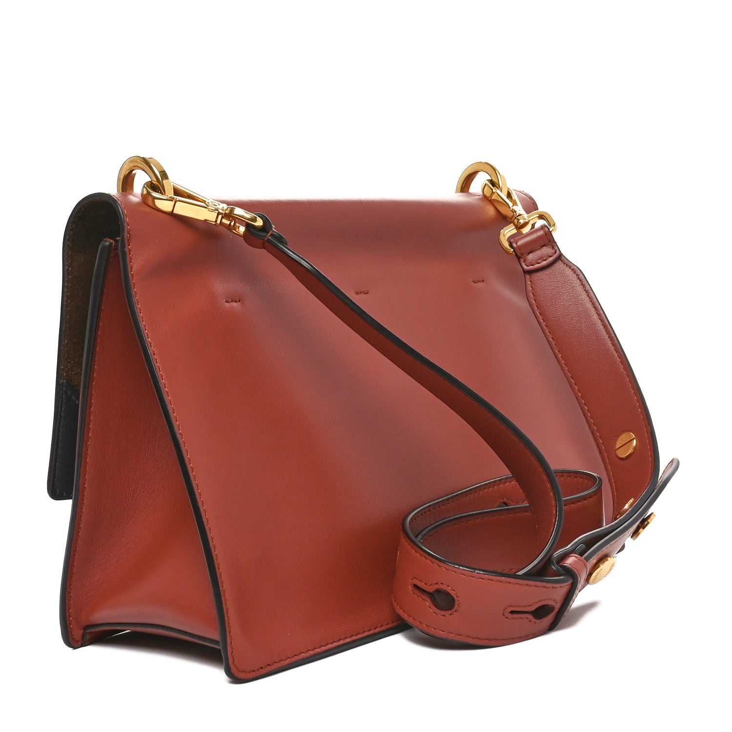 Fendi Vitello Grace Matte F is Fendi Kan U Shoulder Bag Rust 3 of 9