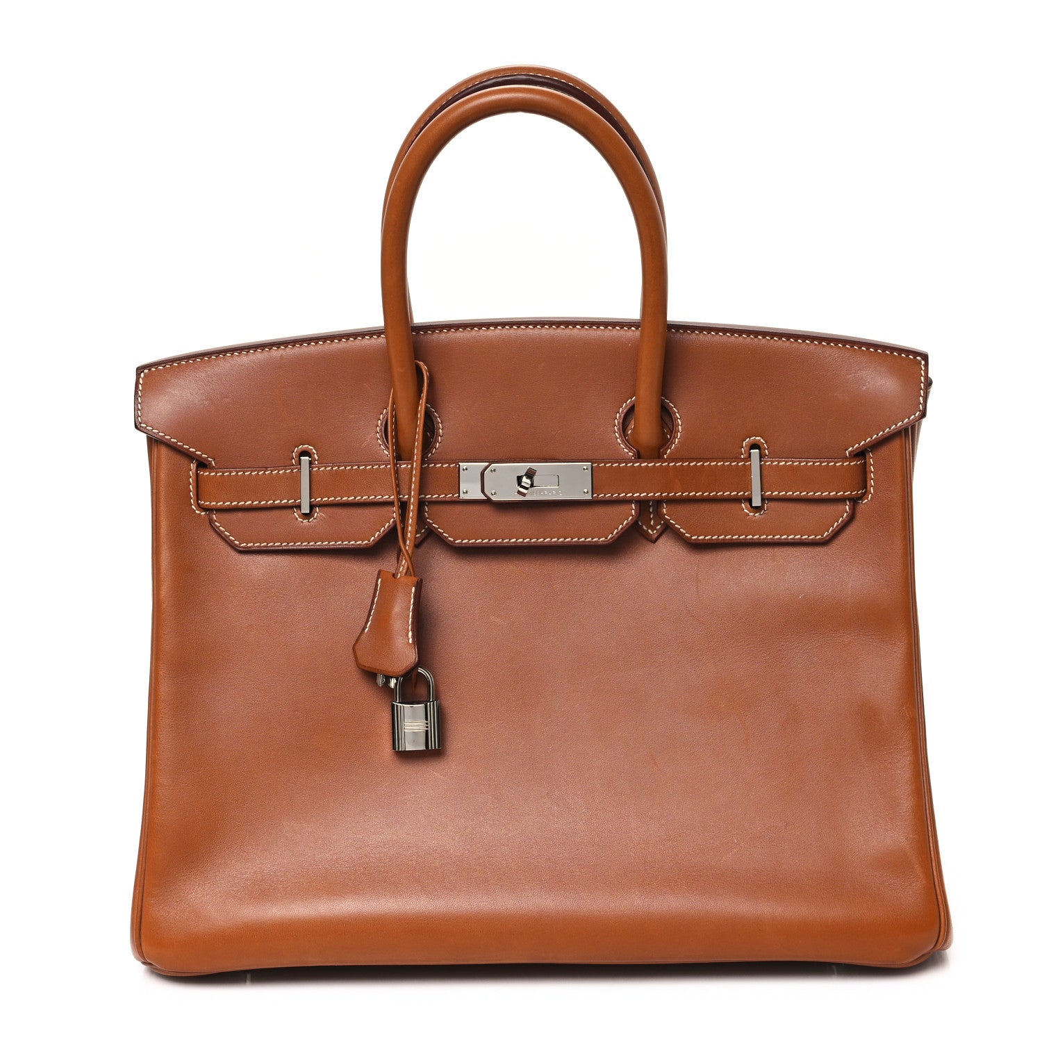 Hermes Natural Barenia Birkin 35 Fauve 1 of 12