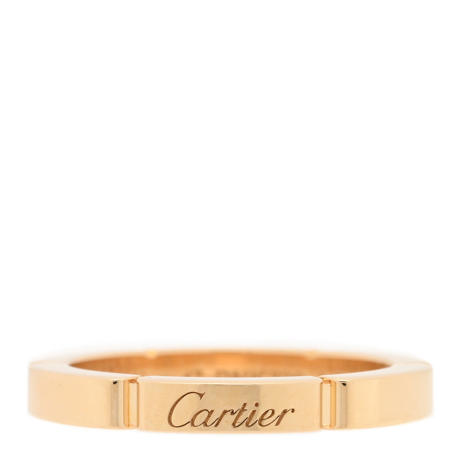Cartier 18K Yellow Gold 2.5mm Maillon Panthere Wedding Band Ring 47 4 1 of 4