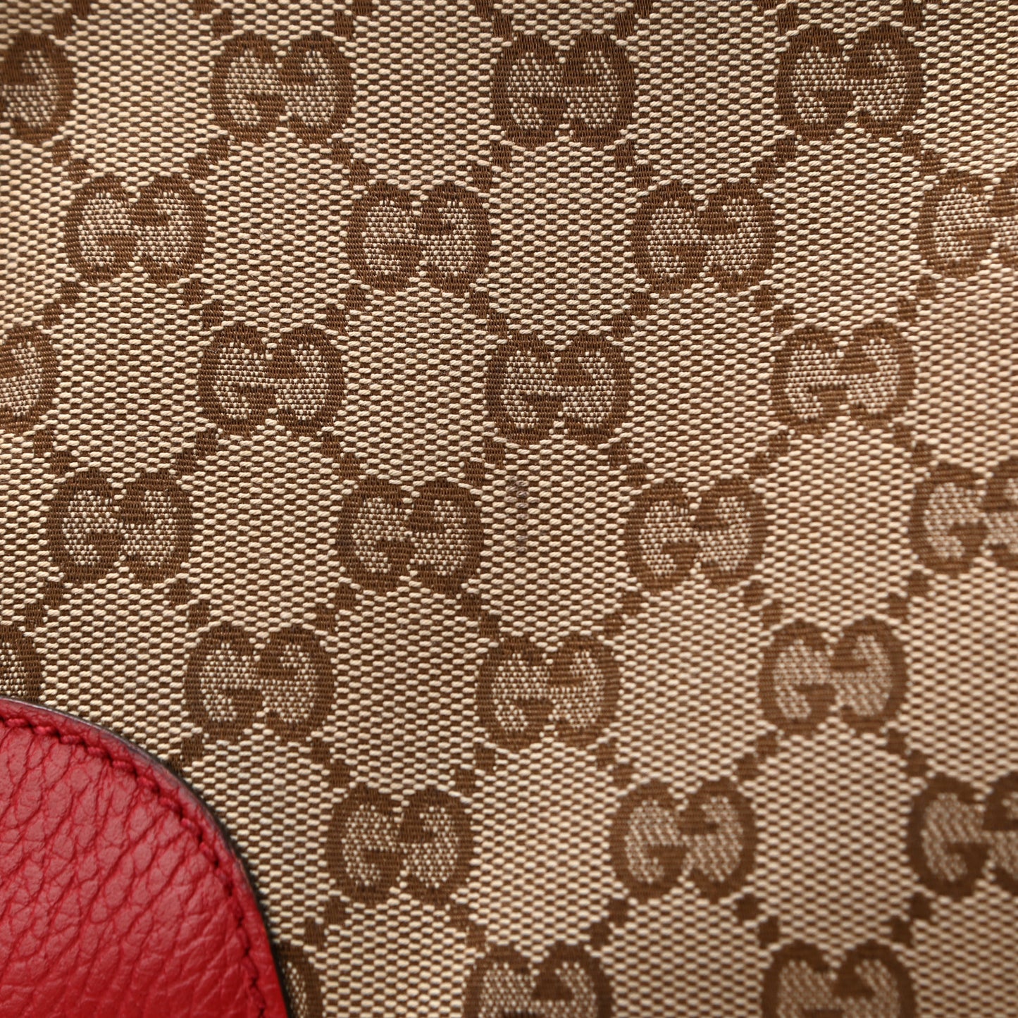 Monogram Mini Bree Messenger Bag Red