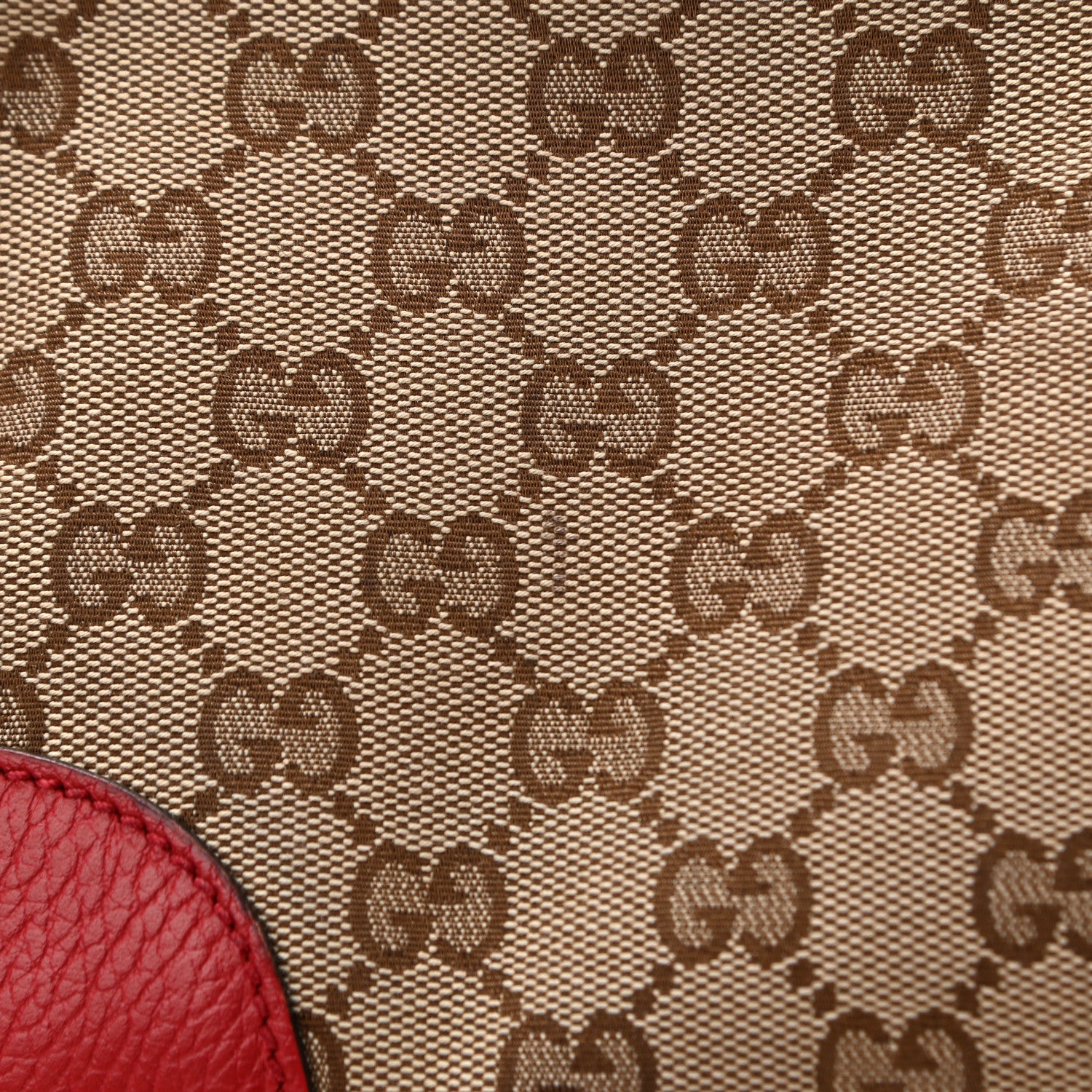Gucci Monogram Mini Bree Messenger Bag Red 14 of 15