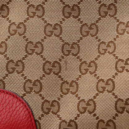 Gucci Monogram Mini Bree Messenger Bag Red 14 of 15