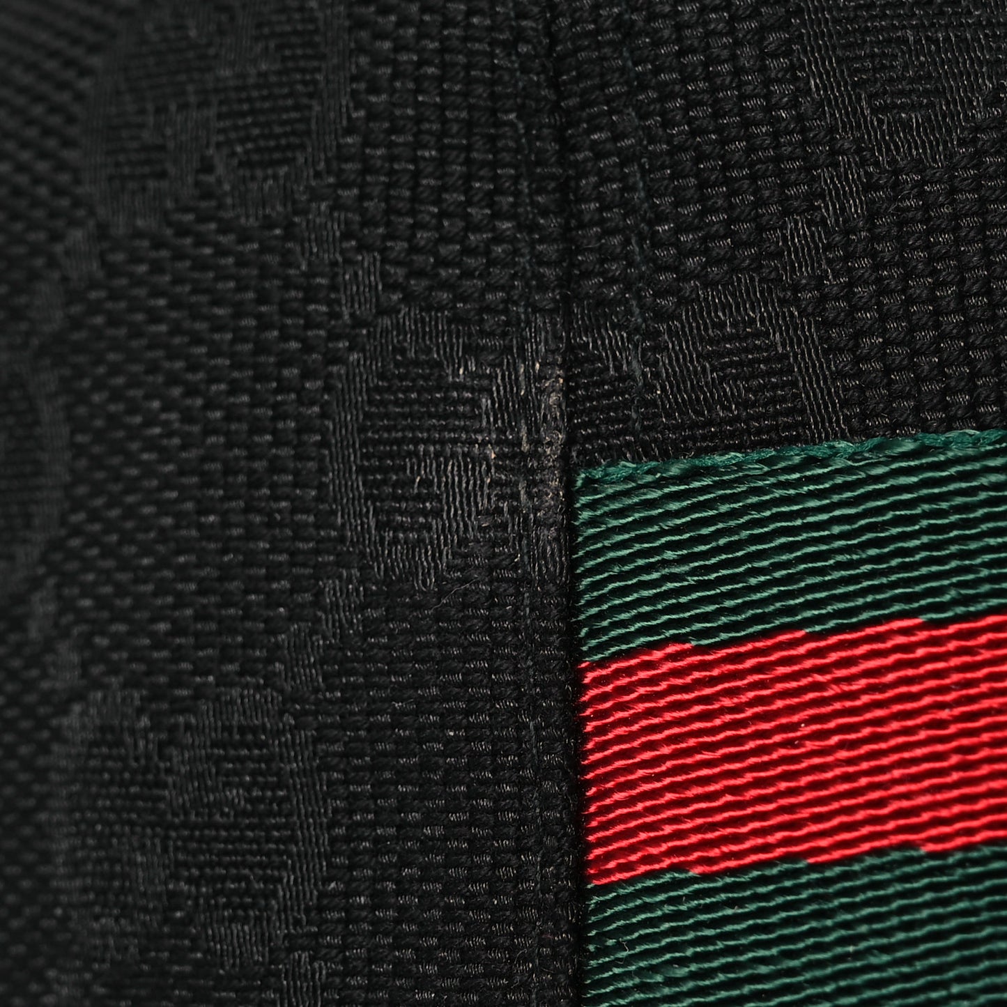 Monogram Web Baseball Hat XS Black
