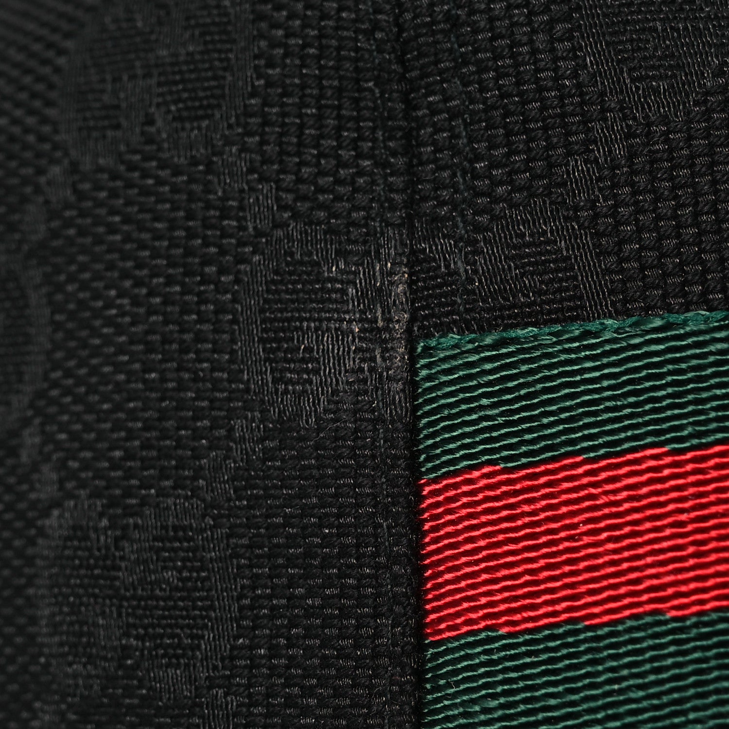 Gucci Monogram Web Baseball Hat XS Black 10 of 11
