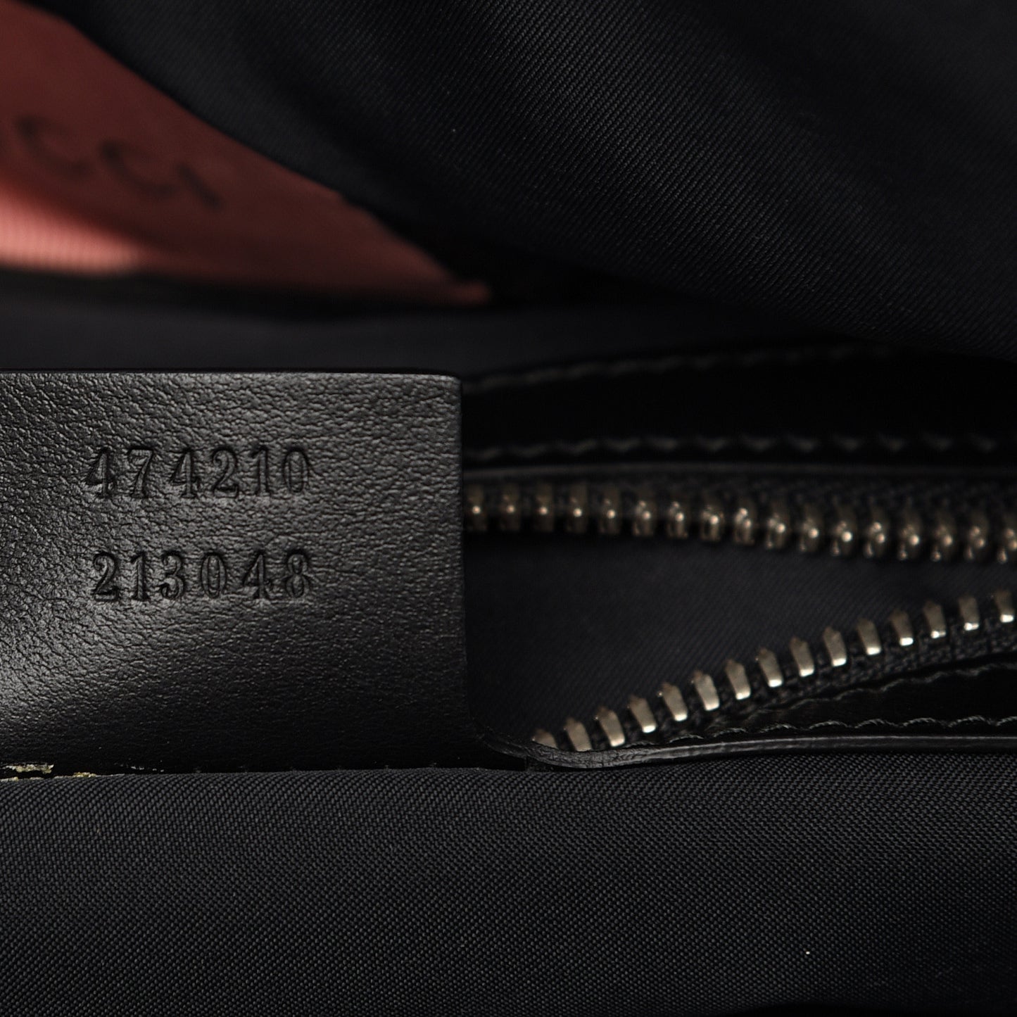 Calfskin Small GucciGhost Drawstring Backpack Black