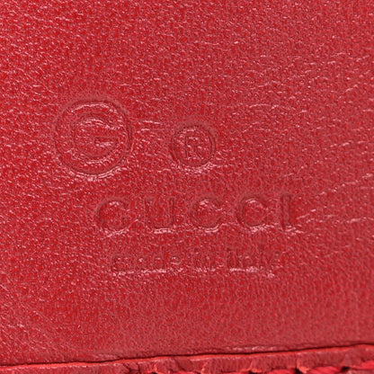 Gucci Microguccissima Bi-Fold Wallet Red 6 of 8