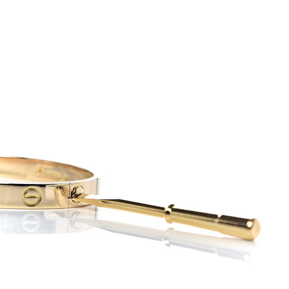 Cartier 18K Yellow Gold LOVE Bracelet 17 4 of 5