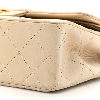 Chanel Lambskin Quilted Small Double Flap Beige 10 of 23