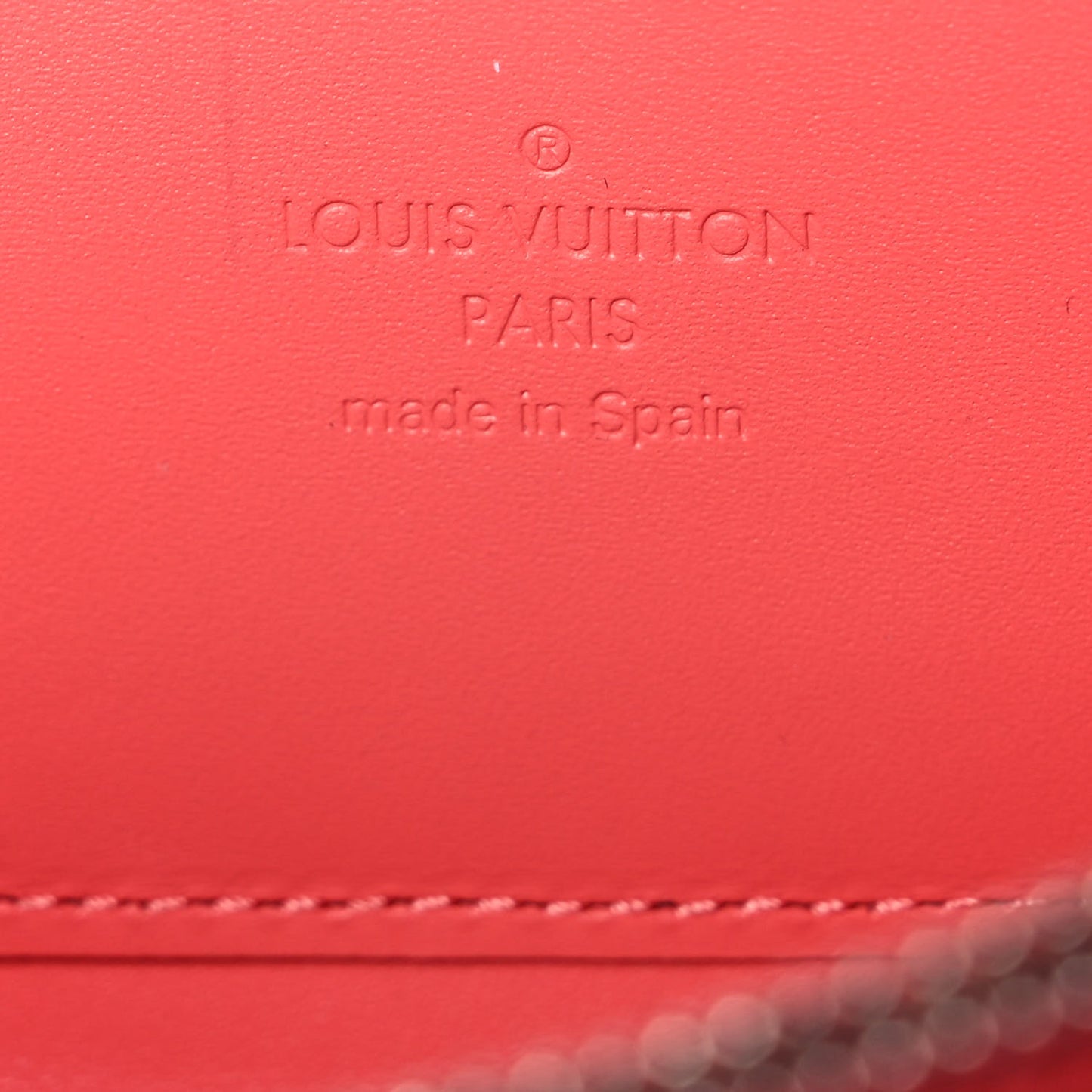Vernis Zippy Wallet Rose Litchi